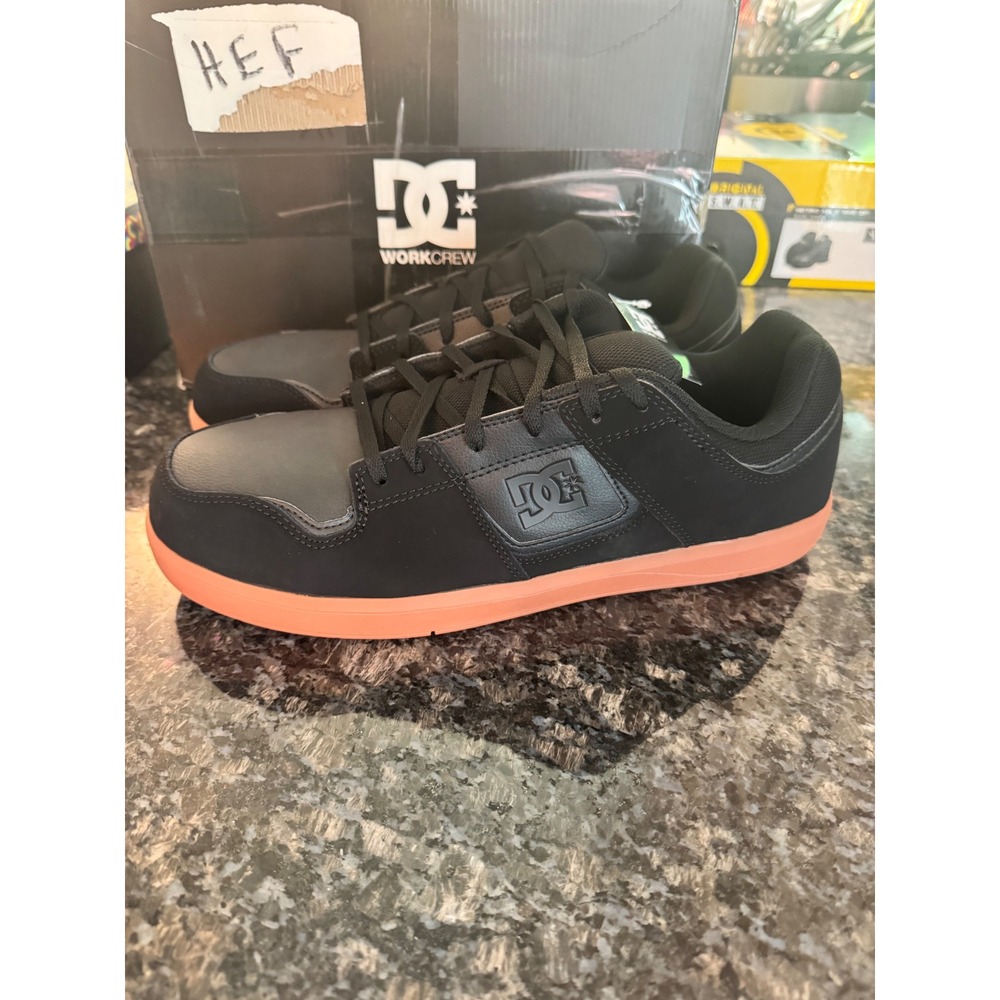 DC Curework Mens Black Slip Resistant EH Work Shoes DC60321 Size 13 M New